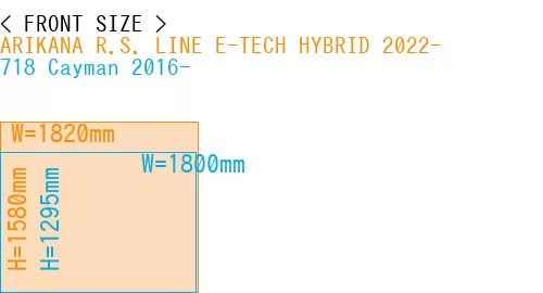 #ARIKANA R.S. LINE E-TECH HYBRID 2022- + 718 Cayman 2016-